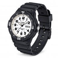 Чоловічий годинник Casio MRW-200H-7B — Спортивна модель 10 ATM з індикацією дня тижня та дати