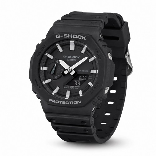 Купити Чоловічий годинник Casio G-SHOCK GA-2100-1A Carbon Core Guard спортивний протиударний