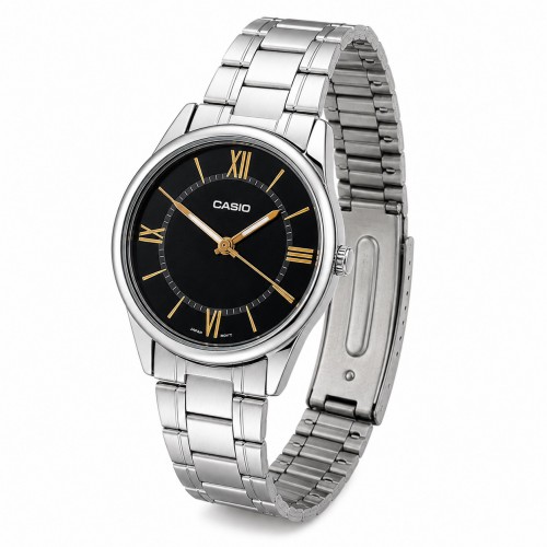Купити Чоловічий годинник Casio MTP-V005D-1B5 — Класична модель з металевим браслетом та мінеральним склом