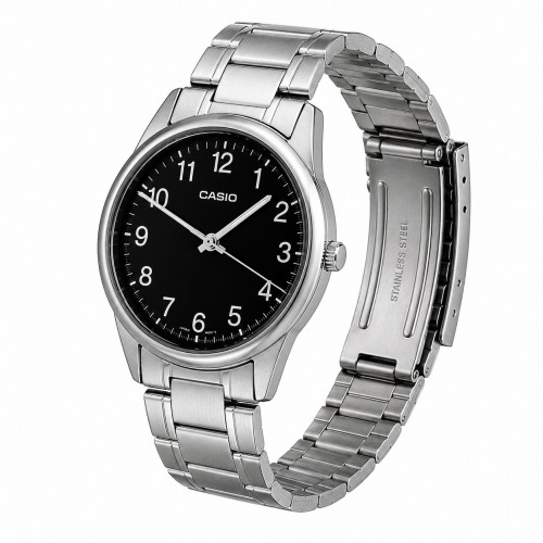 Купити Чоловічий годинник Casio MTP-V005D-1B4 — класична модель на металевому браслеті з мінеральним склом