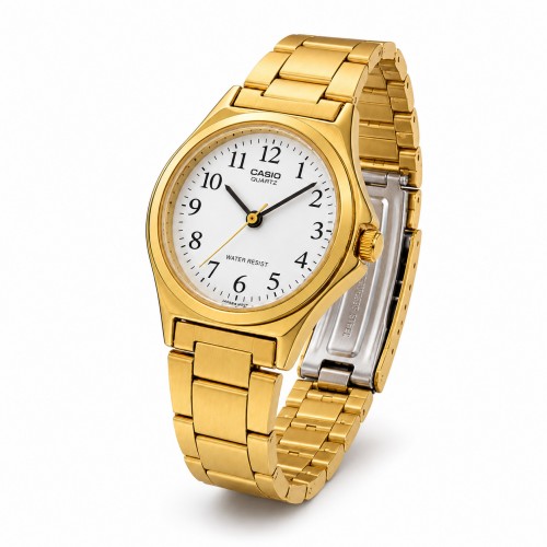 Купити Жіночий годинник Casio LTP-1130N-7B класичний золотистий з мінеральним склом