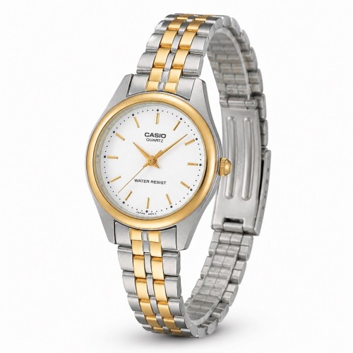 Купити Жіночий годинник Casio LTP-1129G-7A Класичний стиль з мінеральним склом та водозахистом 5 ATM