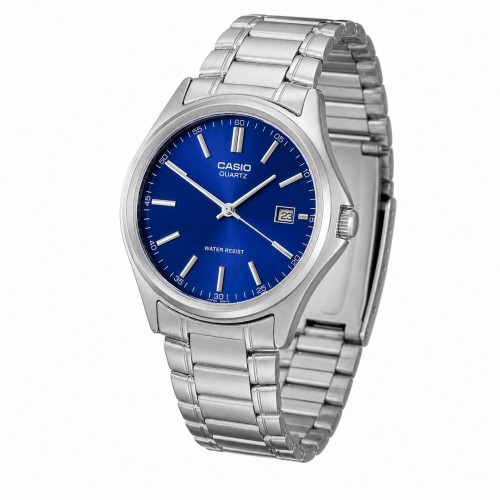 Купити Чоловічий годинник Casio MTP-1183A-2A Classic з синім циферблатом та сталевим браслетом
