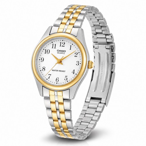 Купити Жіночий годинник Casio LTP-1129G-7B — Класична модель з мінеральним склом та японським механізмом