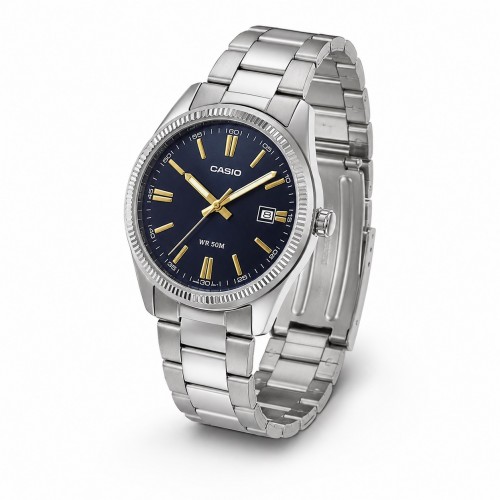 Купити Чоловічий годинник Casio MTP-1302D-1A2 Classic з мінеральним склом та сталевим браслетом