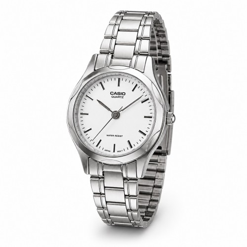 Купити Жіночий годинник Casio LTP-1275D-7A — Класична модель з мінеральним склом та сталевим браслетом
