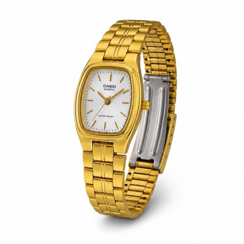 Купити Жіночий годинник Casio LTP-1169N-7A — класична модель у золотистому корпусі з мінеральним склом