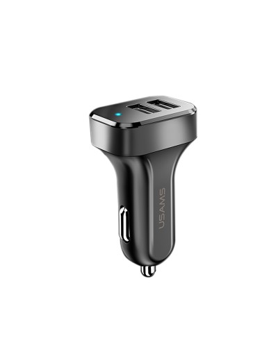 Купити АЗП Usams US-CC087 C13 2.1A (2USB-A)