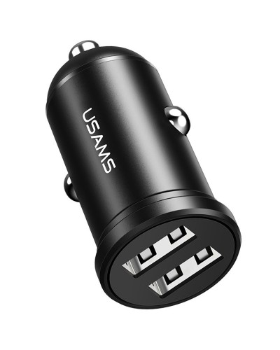 Купити АЗП Usams US-CC114 C20 Mini 2.4A (2USB-A)