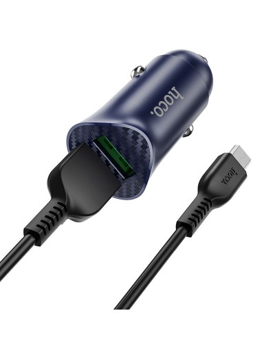 Купить АЗУ Hoco Z39 Farsighted QC3.0 18W (2USB-A) + кабель USB to MicroUSB