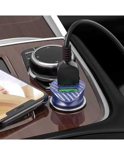 Купить АЗУ Hoco Z39 Farsighted QC3.0 18W (2USB-A) + кабель USB to MicroUSB