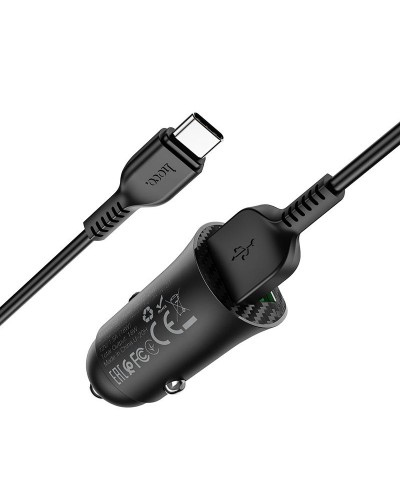 Купити АЗП Hoco Z39 Farsighted QC3.0 18W (2USB-A) + кабель USB to Type-C