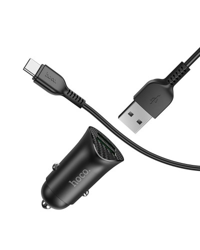 Купити АЗП Hoco Z39 Farsighted QC3.0 18W (2USB-A) + кабель USB to Type-C