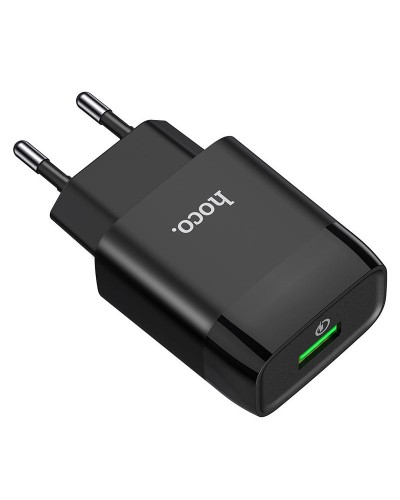 Купить СЗУ Hoco C72Q Glorious QC3.0 18W (1USB-A) + кабель USB to Type-C