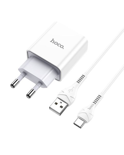 Купити МЗП Hoco C81A Asombroso 2.1A (1USB-A) + кабель USB to Type-C
