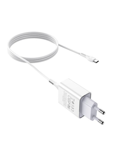 Купити МЗП Hoco C81A Asombroso 2.1A (1USB-A) + кабель USB to Type-C