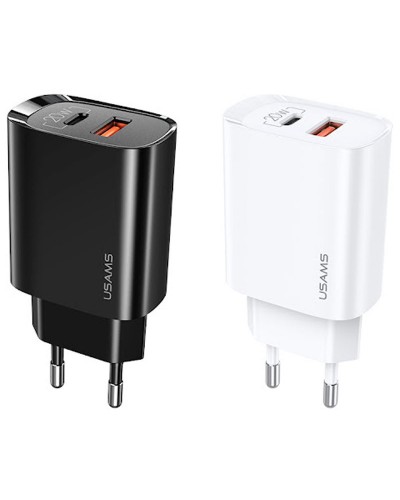 Купити МЗП Usams US-CC121 T35 QC3.0 + PD3.0 20W (1USB-A/1C)