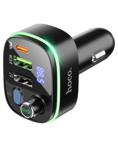 Купити АЗП FM модулятор Hoco E62 PD20W+QC3.0 (2USB-A/1C)