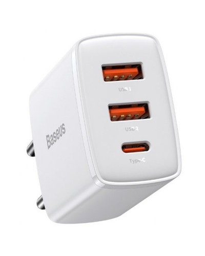 Купити МЗП Baseus Compact Quick Charger 30W QC+PD (2USB-A/1C) (CCXJ-E)