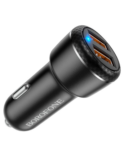 Купити АЗП Borofone BZ17 Core QC3.0 3A (2USB-A) + кабель USB to MicroUSB