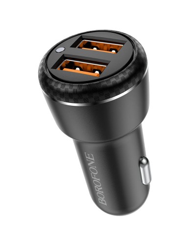 Купити АЗП Borofone BZ17 Core QC3.0 3A (2USB-A) + кабель USB to MicroUSB