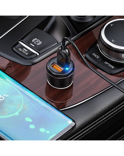 Купити АЗП Borofone BZ17 Core QC3.0 3A (2USB-A) + кабель USB to MicroUSB