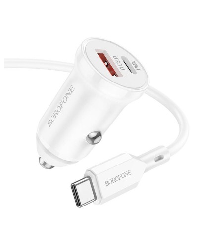 Купити АЗП Borofone BZ18A PD20W+QC3.0 (1USB-A/1C) + кабель Type-C to Type-C