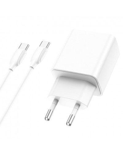 Купити МЗП Borofone BA67A PD20W+QC3.0 (1USB-A/1C) + кабель Type-C to Type-C