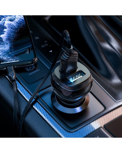 Купити АЗП Hoco Z40 Superior 2.4A (2USB-A) + кабель USB to Lightning