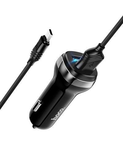 Купити АЗП Hoco Z40 Superior 2.4A (2USB-A) + кабель USB to MicroUSB