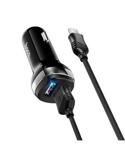 Купити АЗП Hoco Z40 Superior 2.4A (2USB-A) + кабель USB to MicroUSB