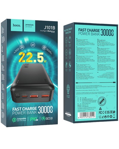 Купить Портативное ЗУ Power Bank Hoco J101B Astute PD20W+22.5W 30000 mAh