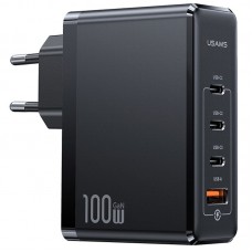 МЗП Usams US-CC163 T50 100W 4 Ports GaN Fast Charger (1USB-A/3C)