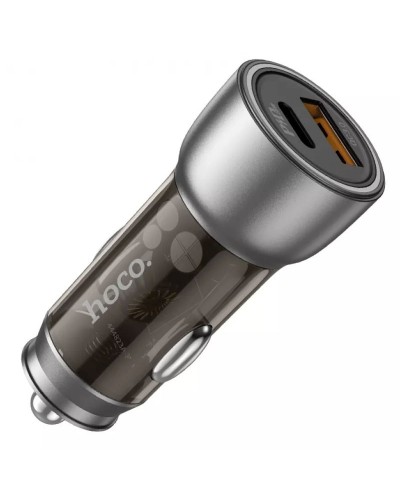 Купити АЗП Hoco NZ8 Sprinter PD43W+QC3.0 (1USB-A/1C) + кабель Type-C to Lightning