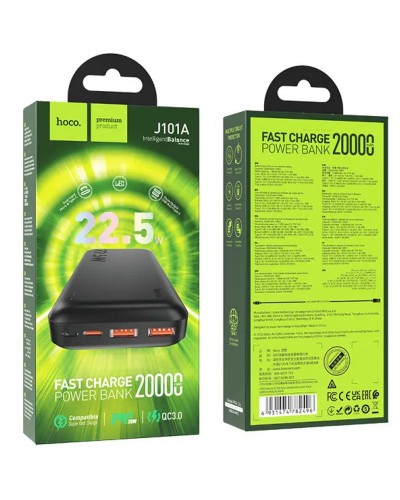 Купити Портативний ЗП Power Bank Hoco J101A Astute PD20W+22.5W 20000 mAh