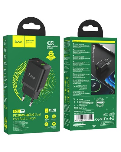 Купити МЗП Hoco N28 Founder PD20W+QC3.0 (1USB-A/1C)