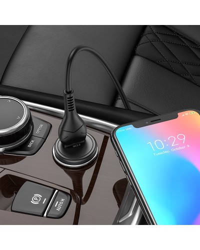 Купити АЗП Hoco Z43 Mighty QC3.0 18W (1USB-A) + кабель USB to MicroUSB