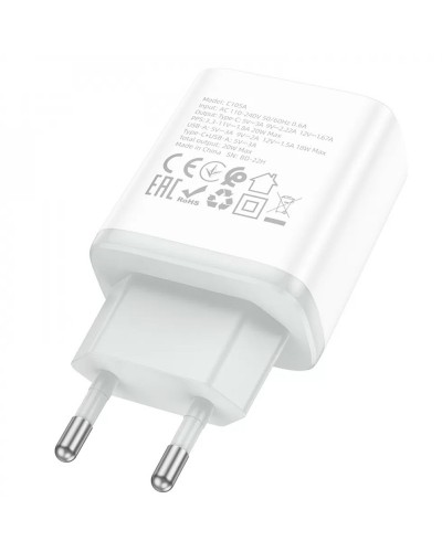 Купити МЗП Hoco C105A Stage PD20W+QC3.0 (1USB-A/1C)