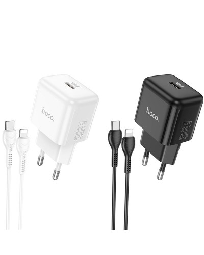 Купити МЗП Hoco N32 Glory PD30W (1USB-C) + кабельType-C to Lightning