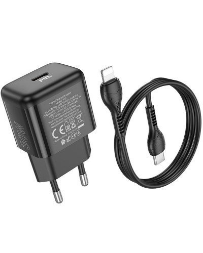 Купити МЗП Hoco N32 Glory PD30W (1USB-C) + кабельType-C to Lightning