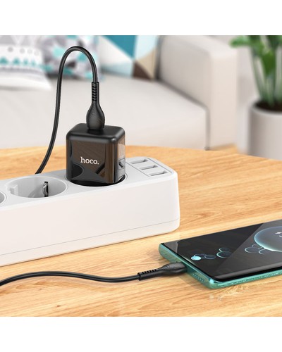 Купити МЗП Hoco N32 Glory PD30W (1USB-C) + кабельType-C to Lightning