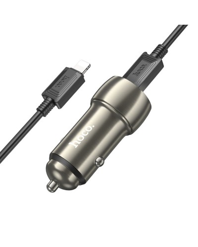 Купити АЗП Hoco Z48 Tough 40W (2USB-C) + кабель Type-C to Lightning