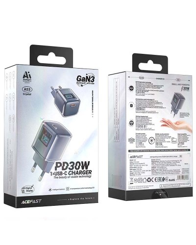 Купити МЗП Acefast A53 Sparkling series PD30W GaN (1USB-C)