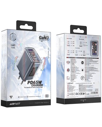 Купити МЗП Acefast A45 Exploration series PD65W GaN (1USB-A/2C)