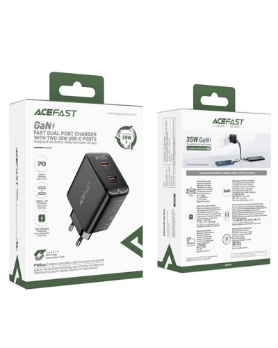 Купити МЗП Acefast A49 PD35W GaN (2USB-C)