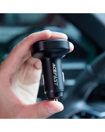 Купити АЗП Acefast B9 three port metal car charger 66W (2USB-A/1C)