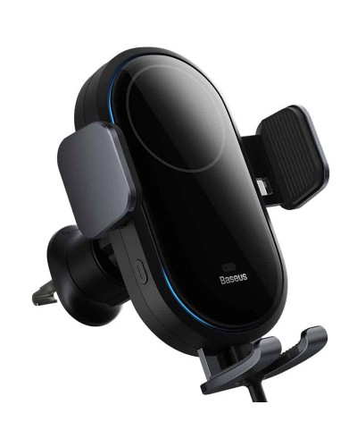 Купити Автотримач з БЗП Baseus LightChaser Wireless Charging Electric Car Mount 15W (C40355900121-00)
