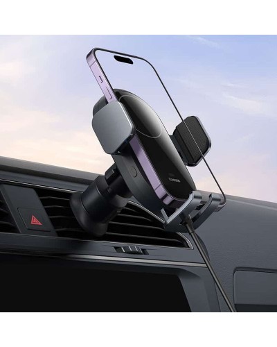 Купити Автотримач з БЗП Baseus LightChaser Wireless Charging Electric Car Mount 15W (C40355900121-00)