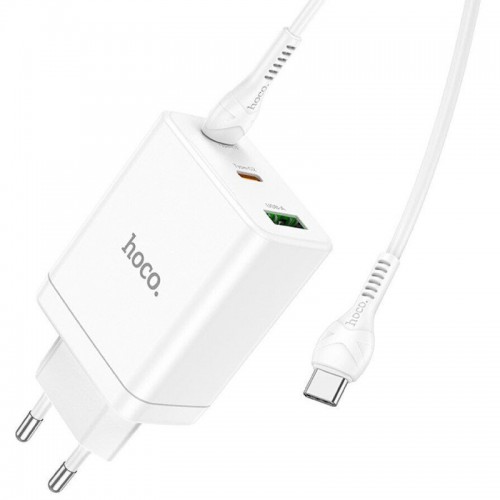 Купить СЗУ Hoco N33 Start PD35W (1USB-A/2C) + кабель Type-C to Type-C Купить СЗУ Hoco N33 Start PD35W (1USB-A/2C) + кабель Type-C to Type-C