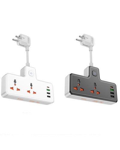 Купити МЗП Hoco AC12A Reise (PD30W/1C3A) +Socket